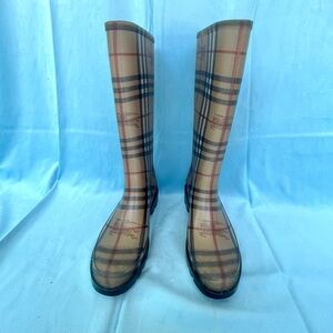 Burberry Plaid Rainboots